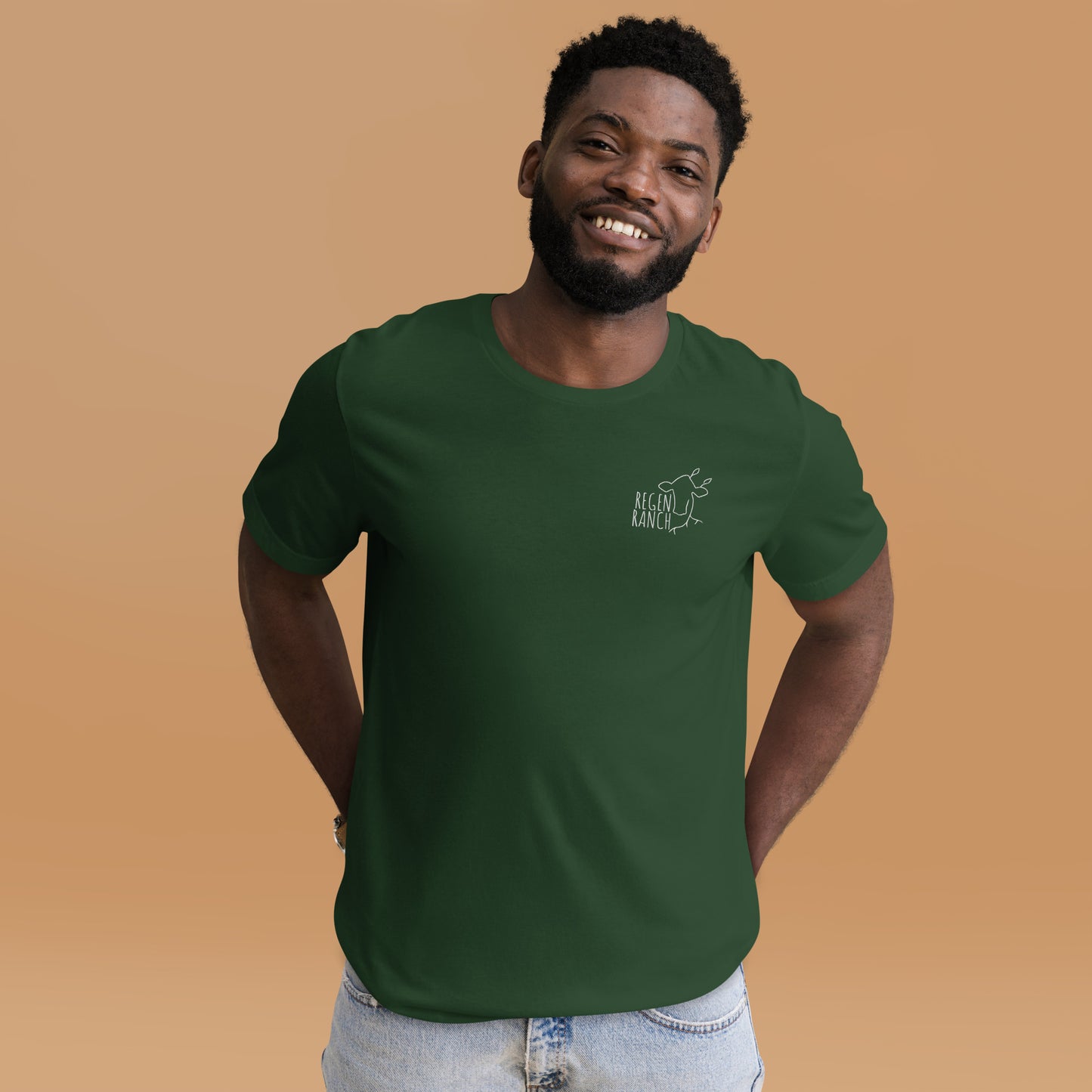 Official ReGen Ranch Embroidered Logo T-Shirt | Unisex Adult